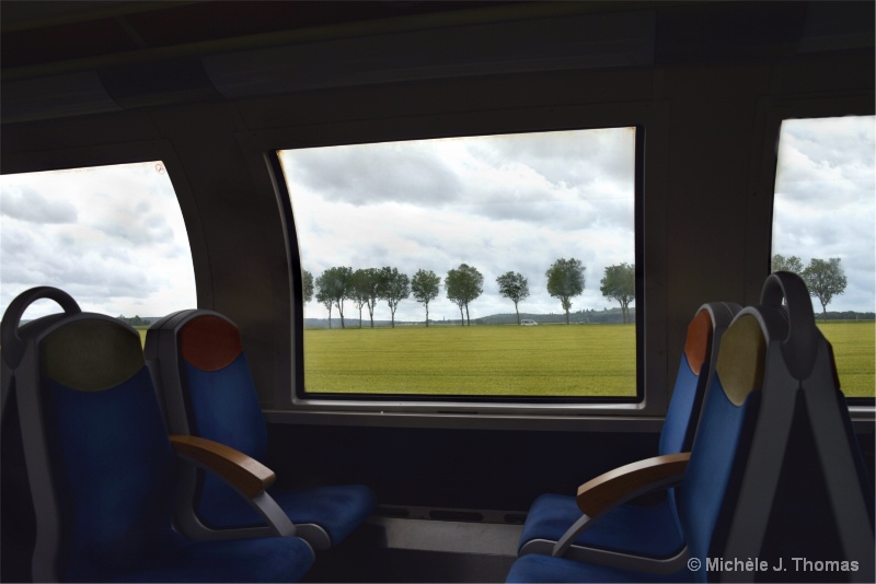 On The Bullet Train In France !