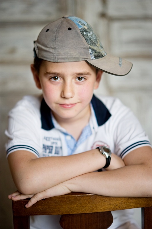 Boy Wearing Cap@@Athens, Greece