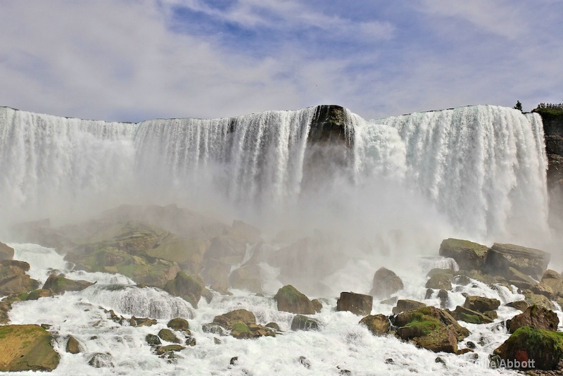 The W of the American Falls