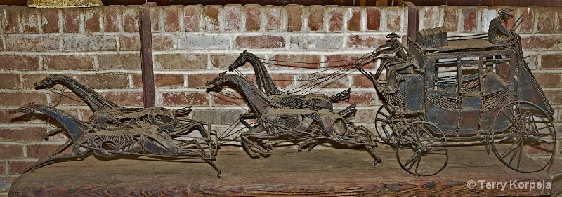 found in a horse barn built in 1849