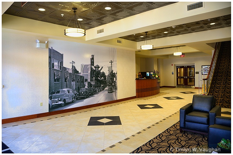 10' x 12' Lobby Mural - High St. 1949