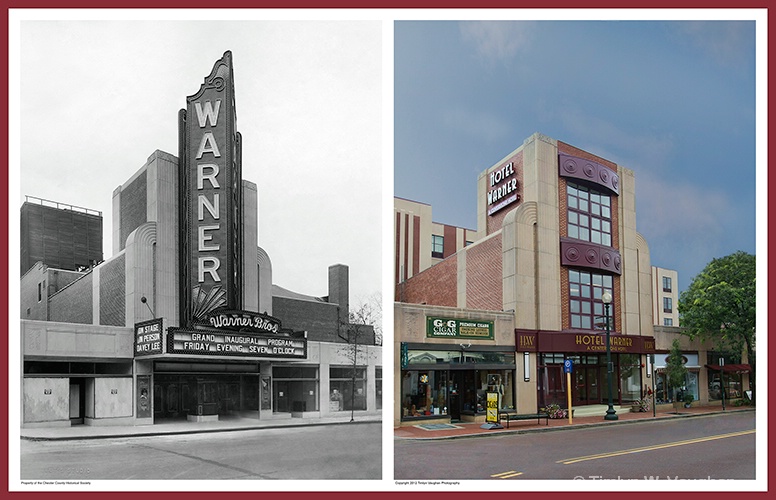 Just Before Opening 1930 Theater and 2012 Hotel