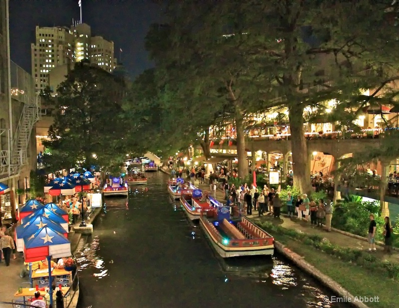 Night on San Antonio's Riverwalk