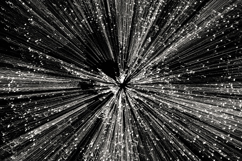 B&W Warp Speed