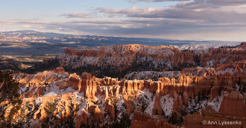 Layers of Bryce in Snow