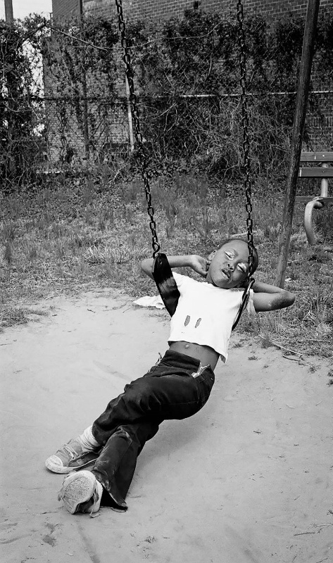 Boy on Swing