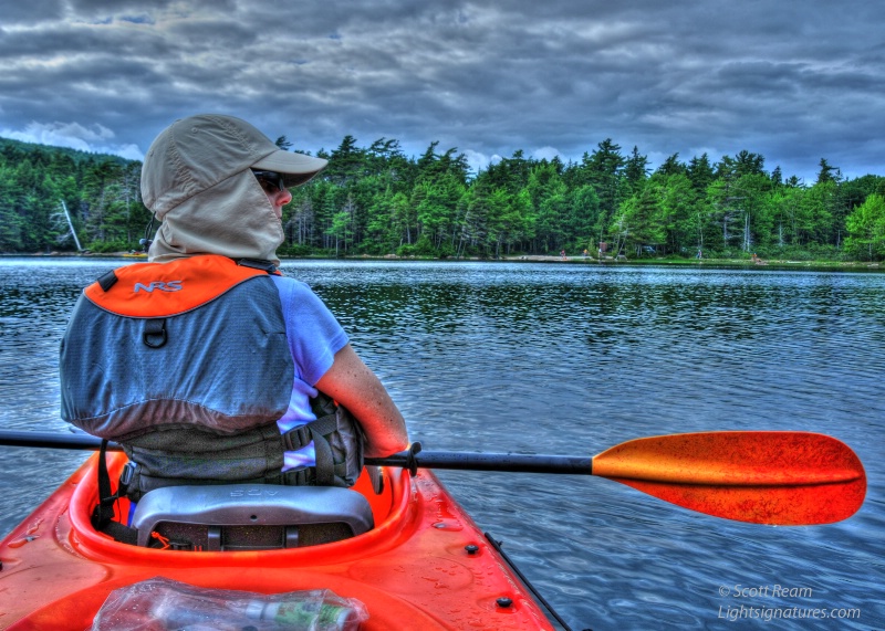 kayaking on eagle lake