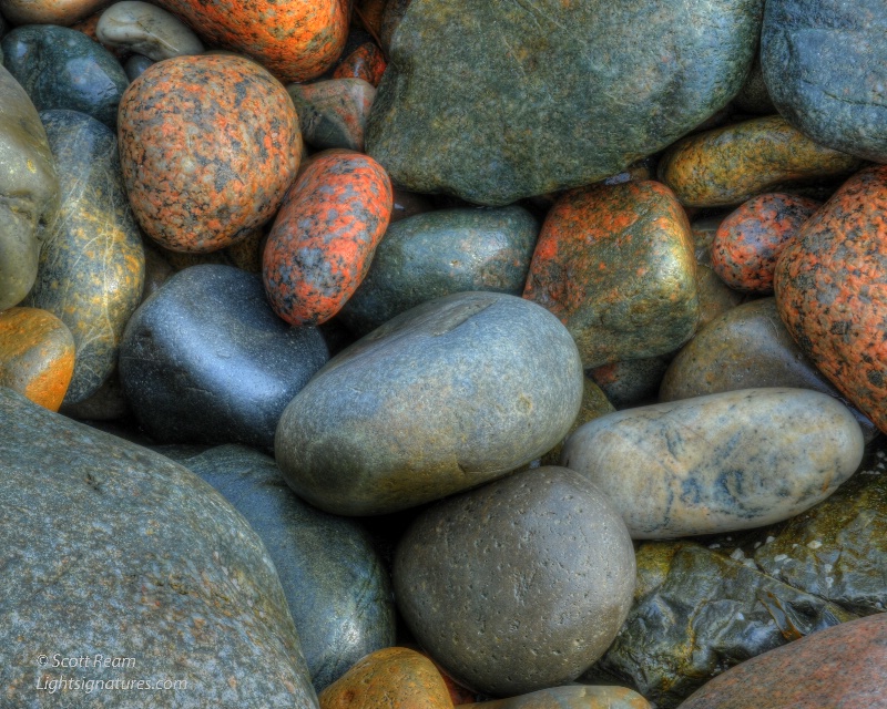 rocks on hunter s beach