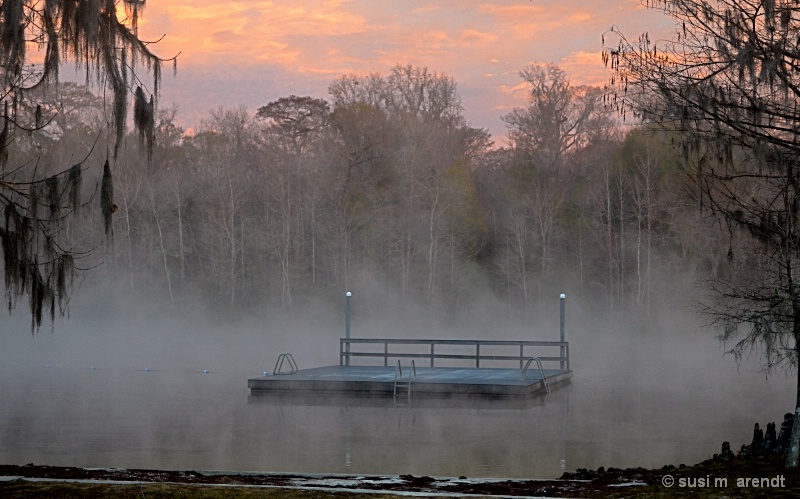 Diving Platform at Sunrise