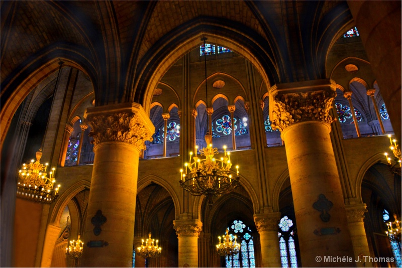 Inside Notre Dame Cathedral, Paris !