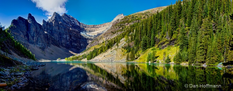 panorama lake agnes