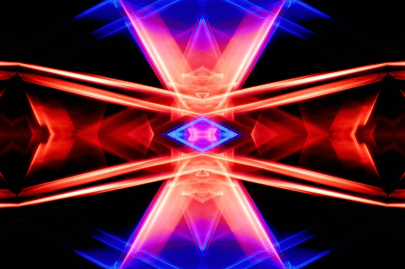 Seattle Light Abstract--Kaleidoscope