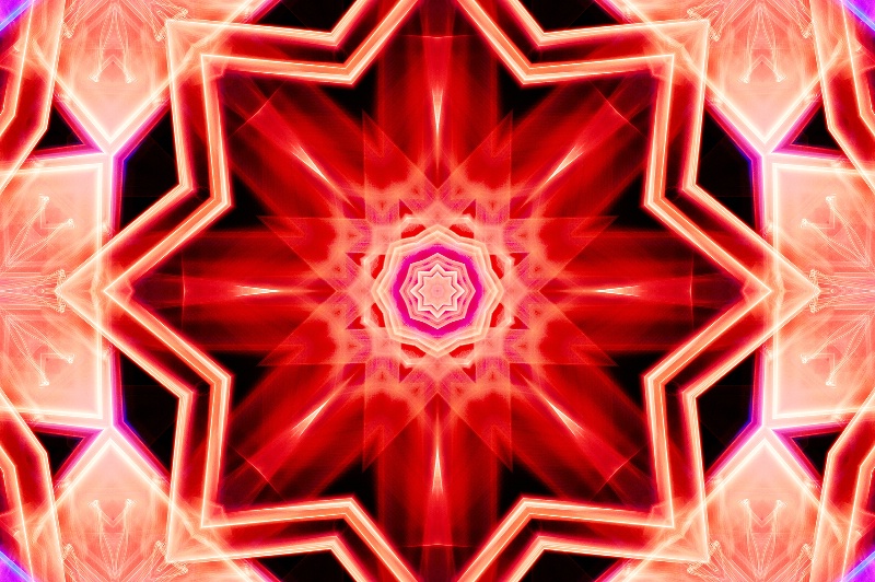 Seattle Light Abstract--Kaleidoscope #4
