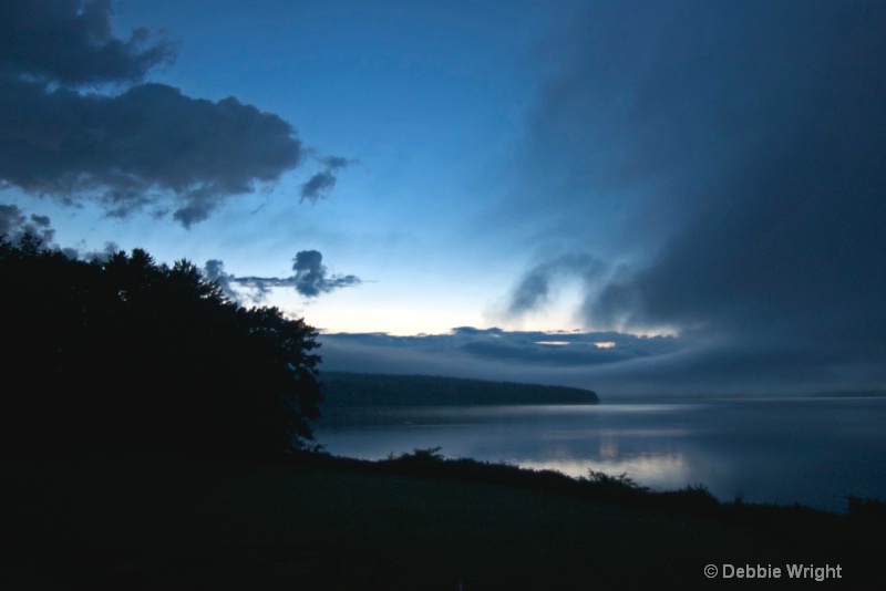 Quabbin at night