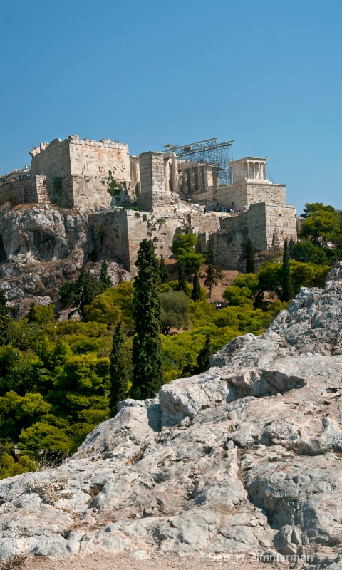 Acropolis from Areopagus (Mars) Hill