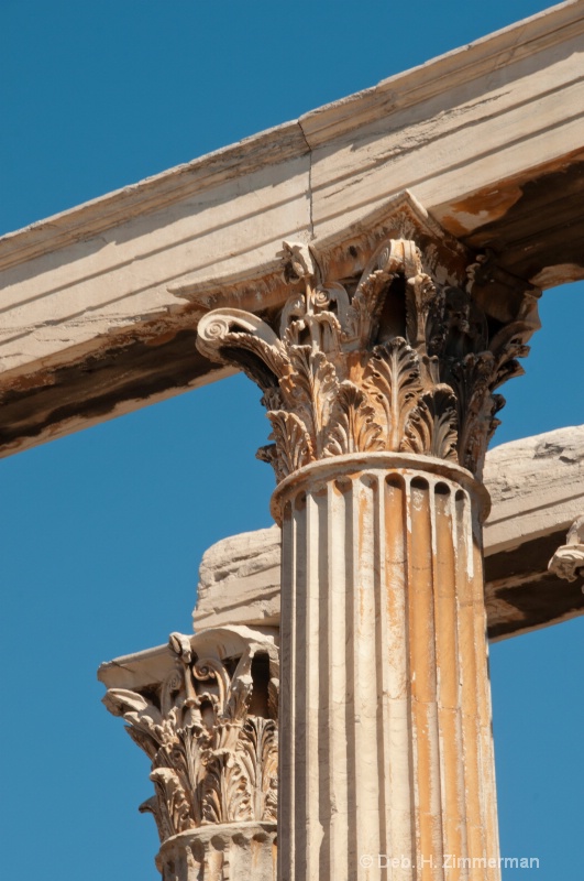 Corinthian Columns in the August Morning Light