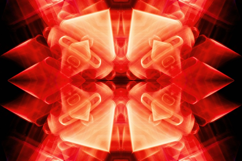 Seattle Light Abstract--Kaleidoscope #2