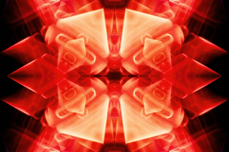 Seattle Light Abstract--Kaleidoscope #2
