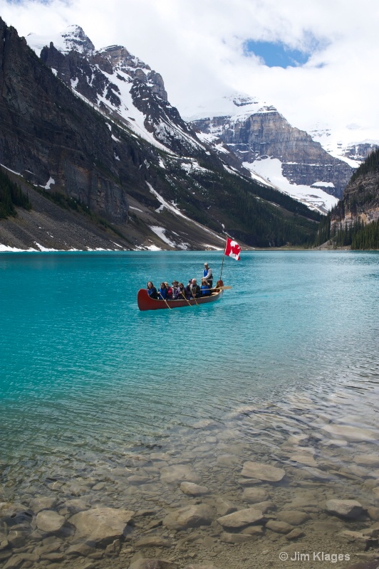 Canoe Excursion on Lake Louise