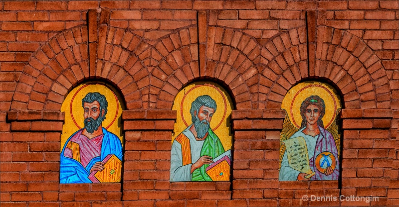 Icons on Mt Carmel Church