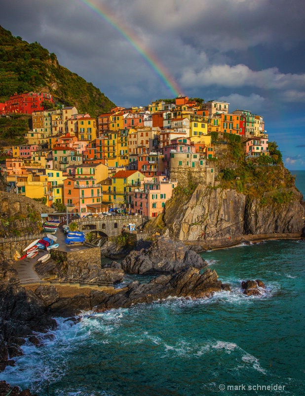 Cinque Terre Rainbow 