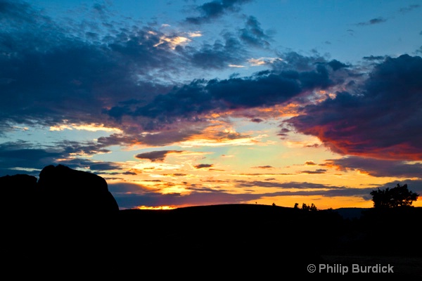 hartman rock sunset