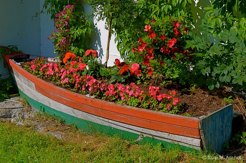 Boatload of Flowers--Pertisau, Austria