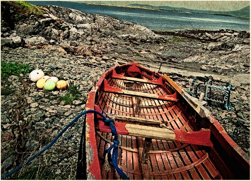 Currach in Connemara