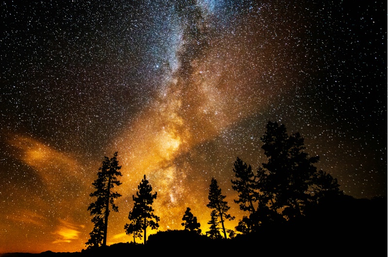 Fire in the Night Sky