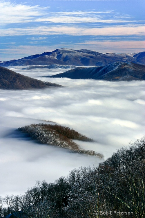 winter above the clouds