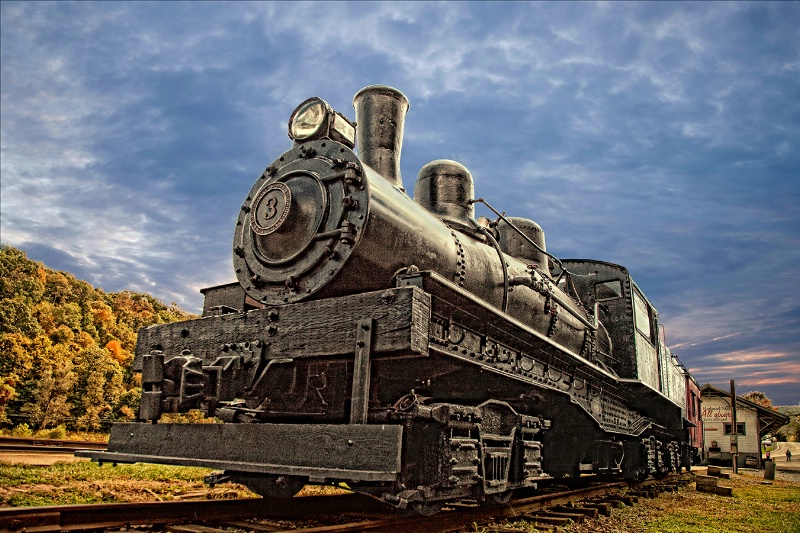 Cass Steam Locomotive