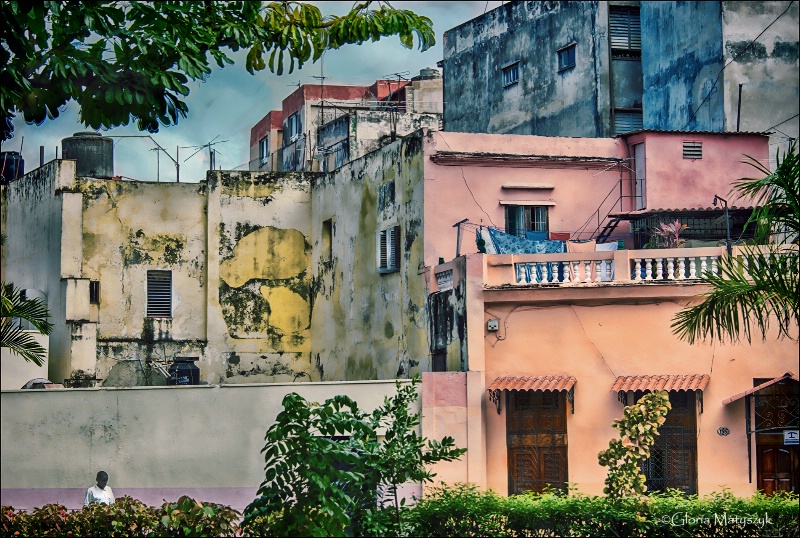 Old Havana, Cuba desaturated