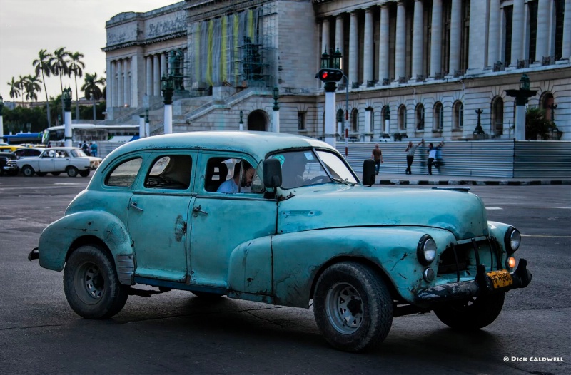 Old car in Old Havana, Cuba