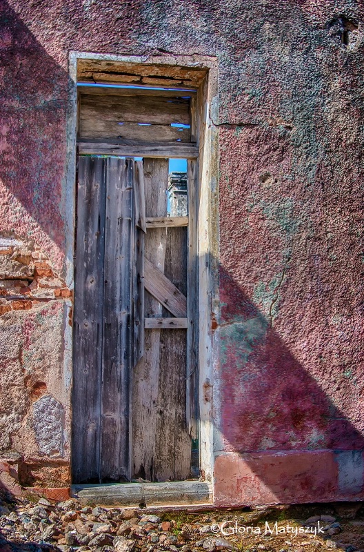 Old door in Cojimar, near Havana, Cuba