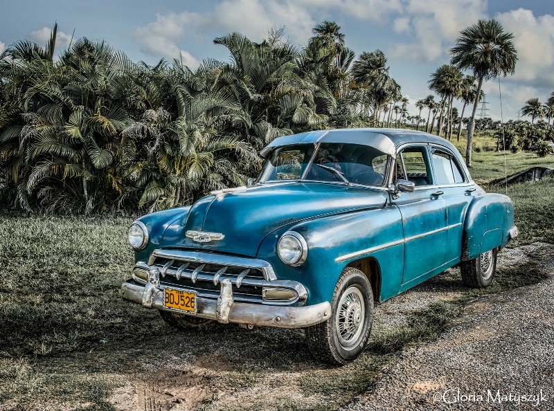 Old Chrysler near Havana, Cuba