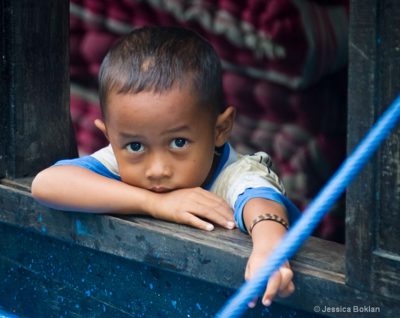 Boy on Boat