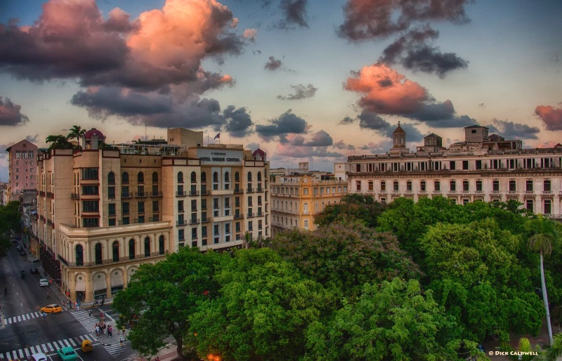 Havana at sunset 