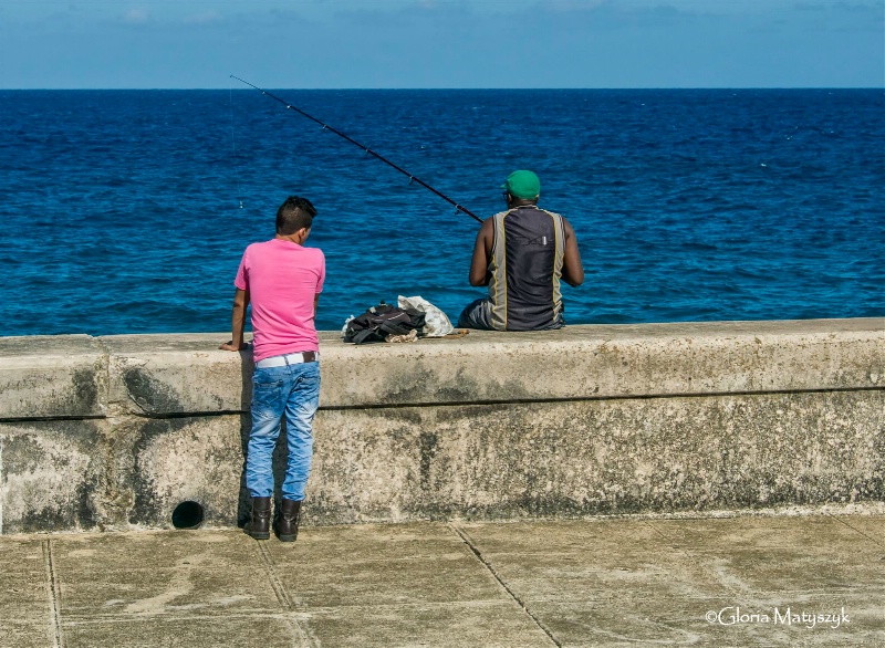 Fishing on the Malacon, Havana