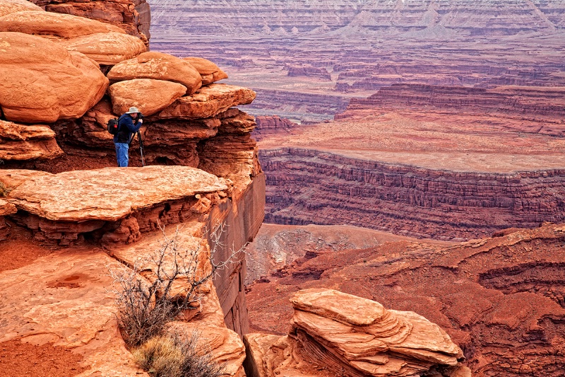 Getting the Shot at Dead Horse Point