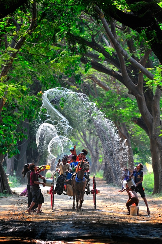 Myanmar Water Festival Day