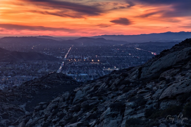 Rocky Peak Trail Sunset