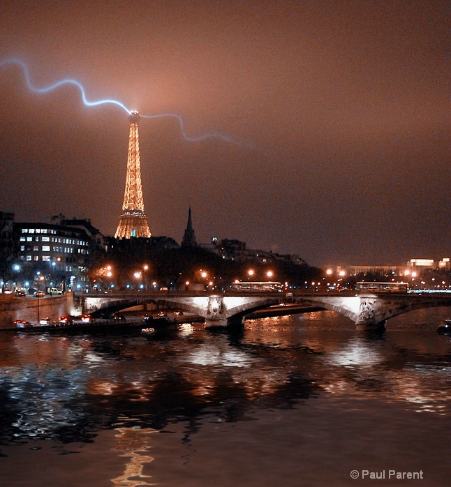 Golden Night in Paris