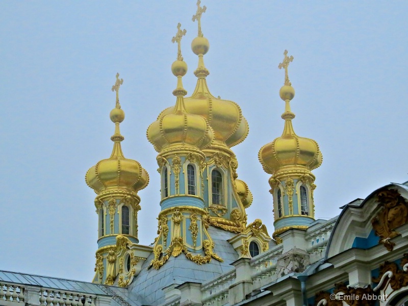 Gold Domes of Chapel of Catherine's Palace