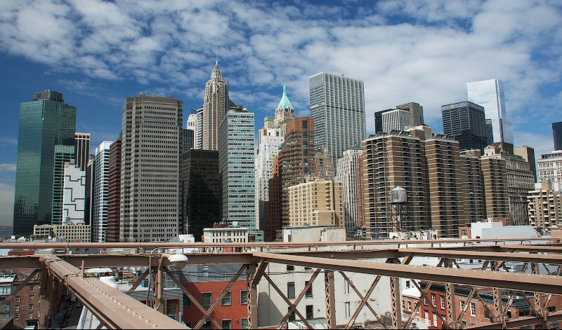 Manhattan View from the Brooklyn Bridge