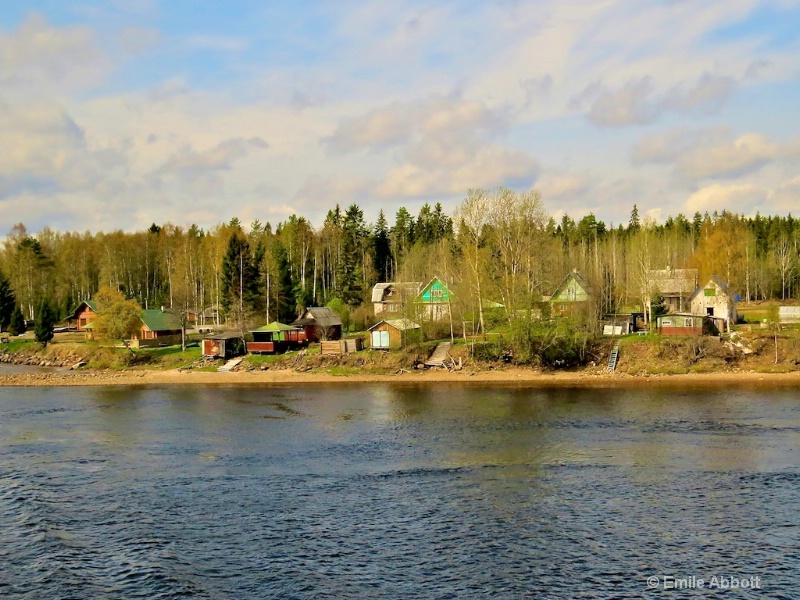 Homes on the Svir River