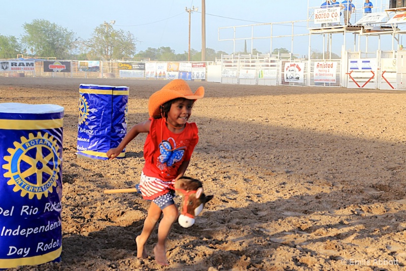 The JOY of heading to finish line