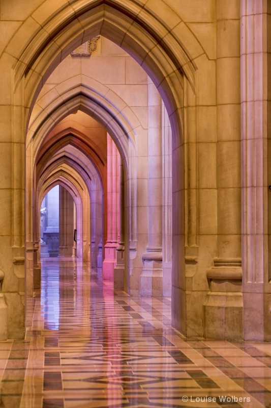 rainbow archway