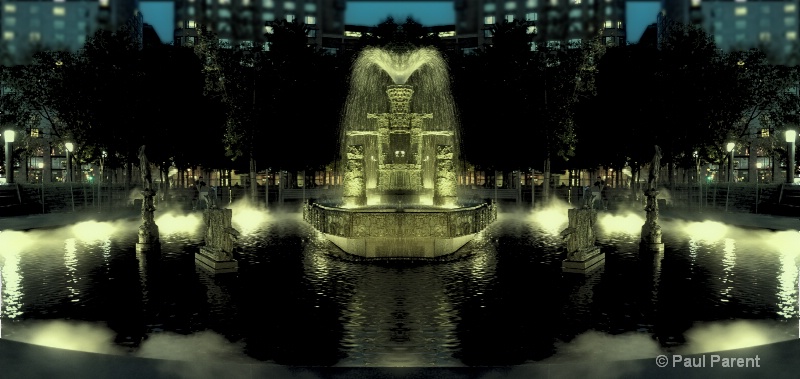 Old Montreal Fountain