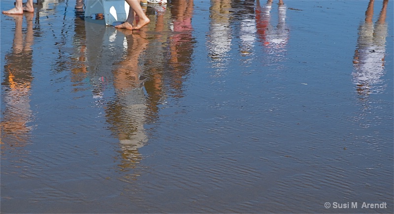 Reflections on the Beach