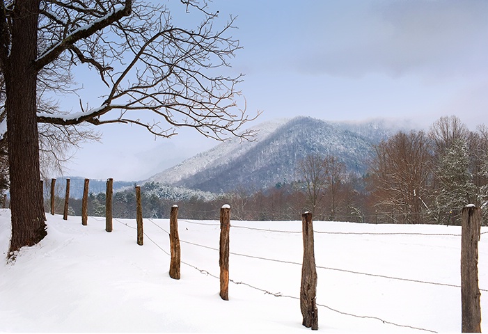 Cades Cove Snow 2